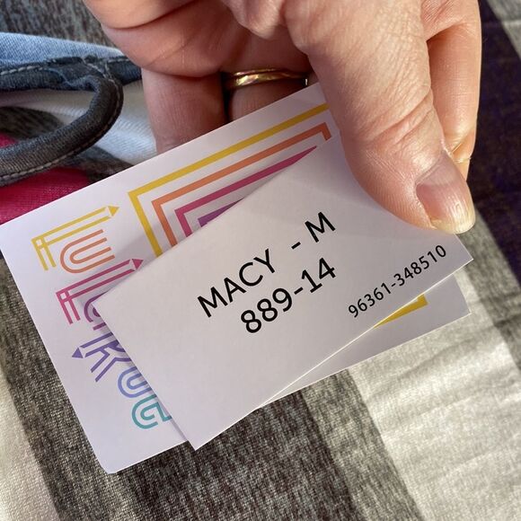 LuLaRoe Macy Striped Maxi Dress with Side Vents Sz M NWT - Picture 8 of 11